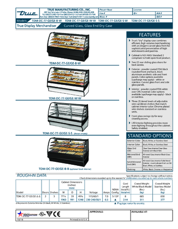 Spec Sheet