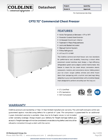Spec Sheet
