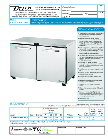 Spec Sheet