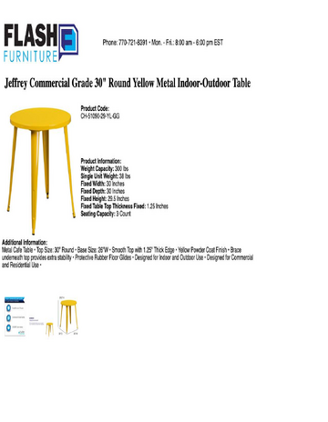 Spec Sheet