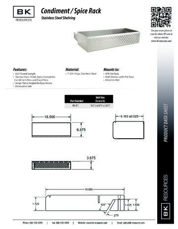 Spec Sheet