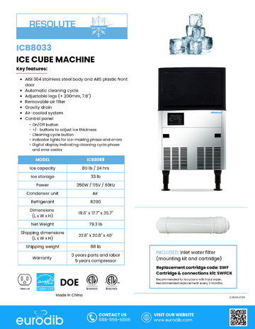 Spec Sheet