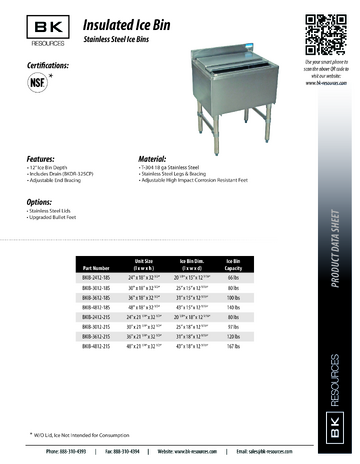 Spec Sheet