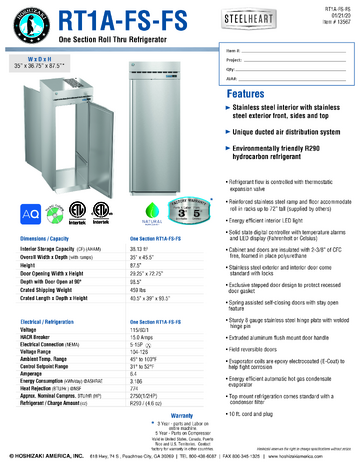 Spec Sheet