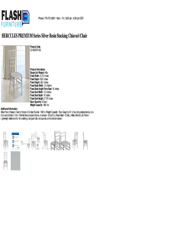 Spec Sheet