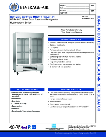 Spec Sheet