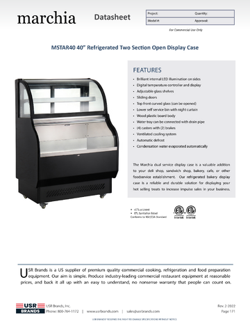 Spec Sheet
