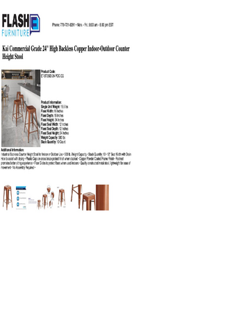 Spec Sheet