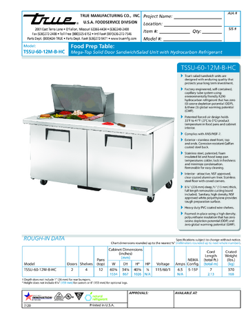 Spec Sheet