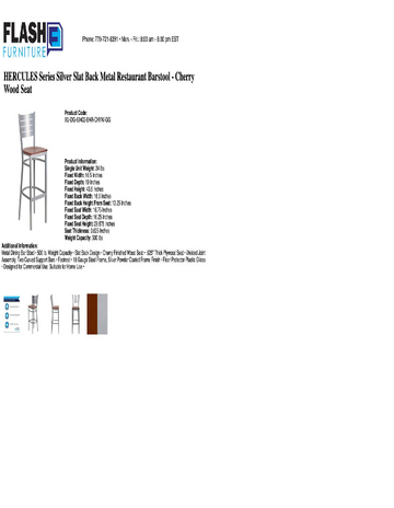 Spec Sheet