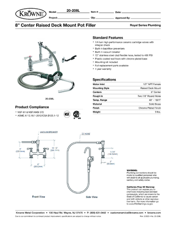 Spec Sheet