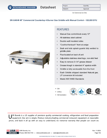 Spec Sheet