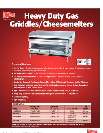 Spec Sheet