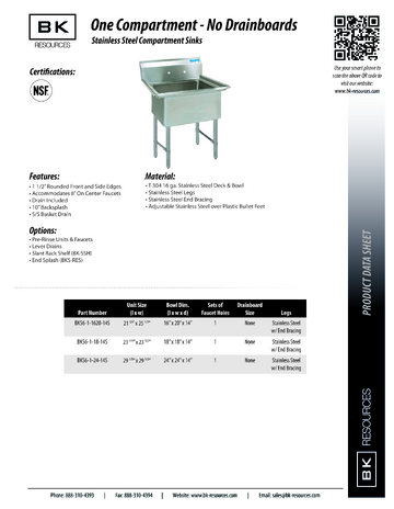 Spec Sheet