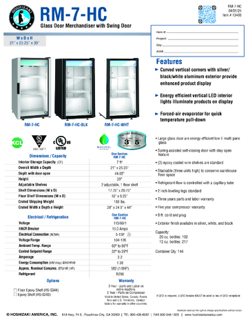 Spec Sheet