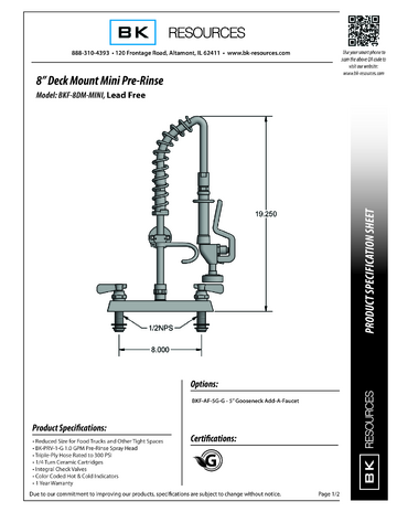 Spec Sheet