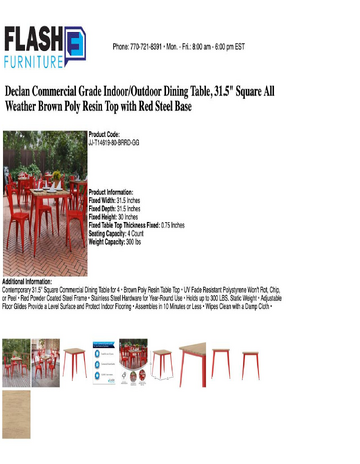 Spec Sheet