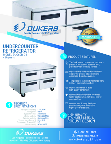 Spec Sheet