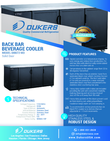Spec Sheet