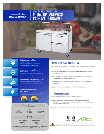 Spec Sheet