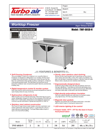 Spec Sheet