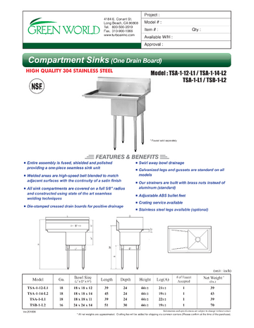 Spec Sheet