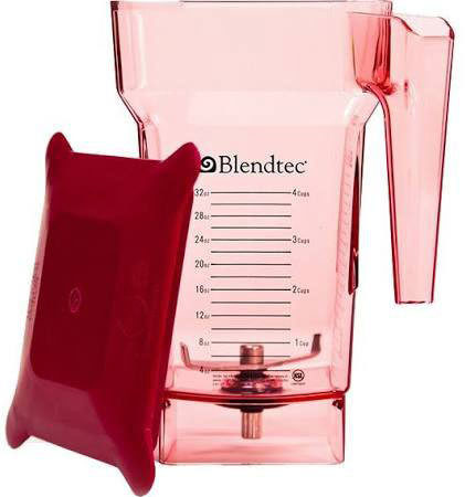 Blendtec 40-619-62 Commercial FourSide Blender Jar, Red