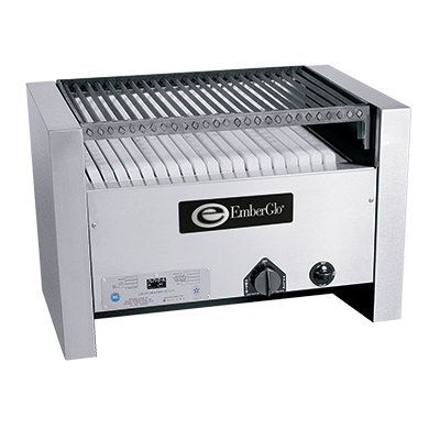 EmberGlo 31NC-LP 26" Narrow Countertop Liquid Propane Gas Charbroiler - 60,400 BTU