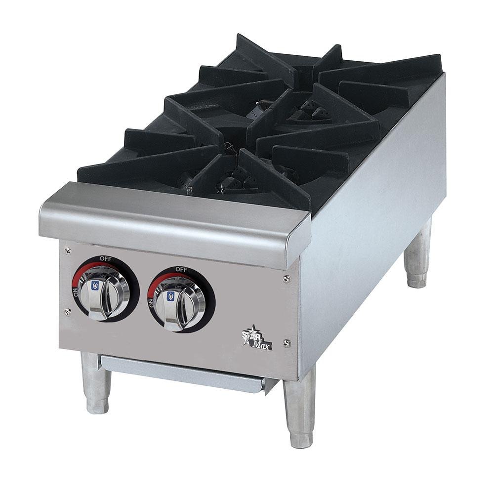 Star Max 602HF 12" Gas Hot Plate - 2 Burners