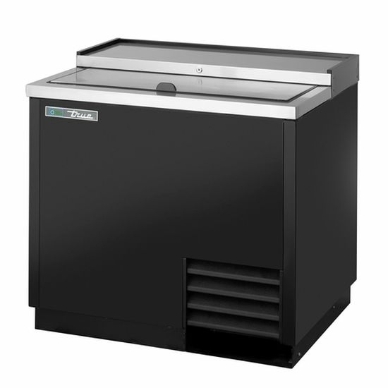 True TD-36-12-HC 36" Solid Slide Lid Deep Well Horizontal Bottle Cooler