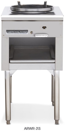 American Range ARWR-J13-NG 18" Heavy-Duty Jet Wok Range with 13" Ring - Natural Gas 125,000 BTU