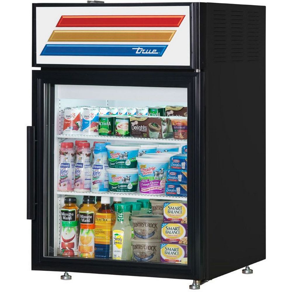 True GDM-05-HC-FGD01 24" Swing Door Countertop Merchandiser