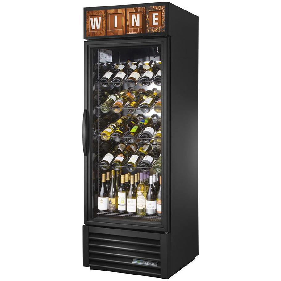 True GDM-23W-HC~TSL01 27" Standard Look Swing Glass Door Wine Merchandiser 