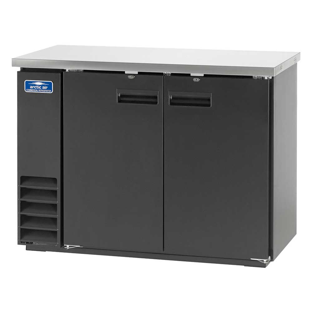 Arctic Air ABB48 49" Back Bar Cooler, 2 Solid Doors | 12.5 Cu. Ft.