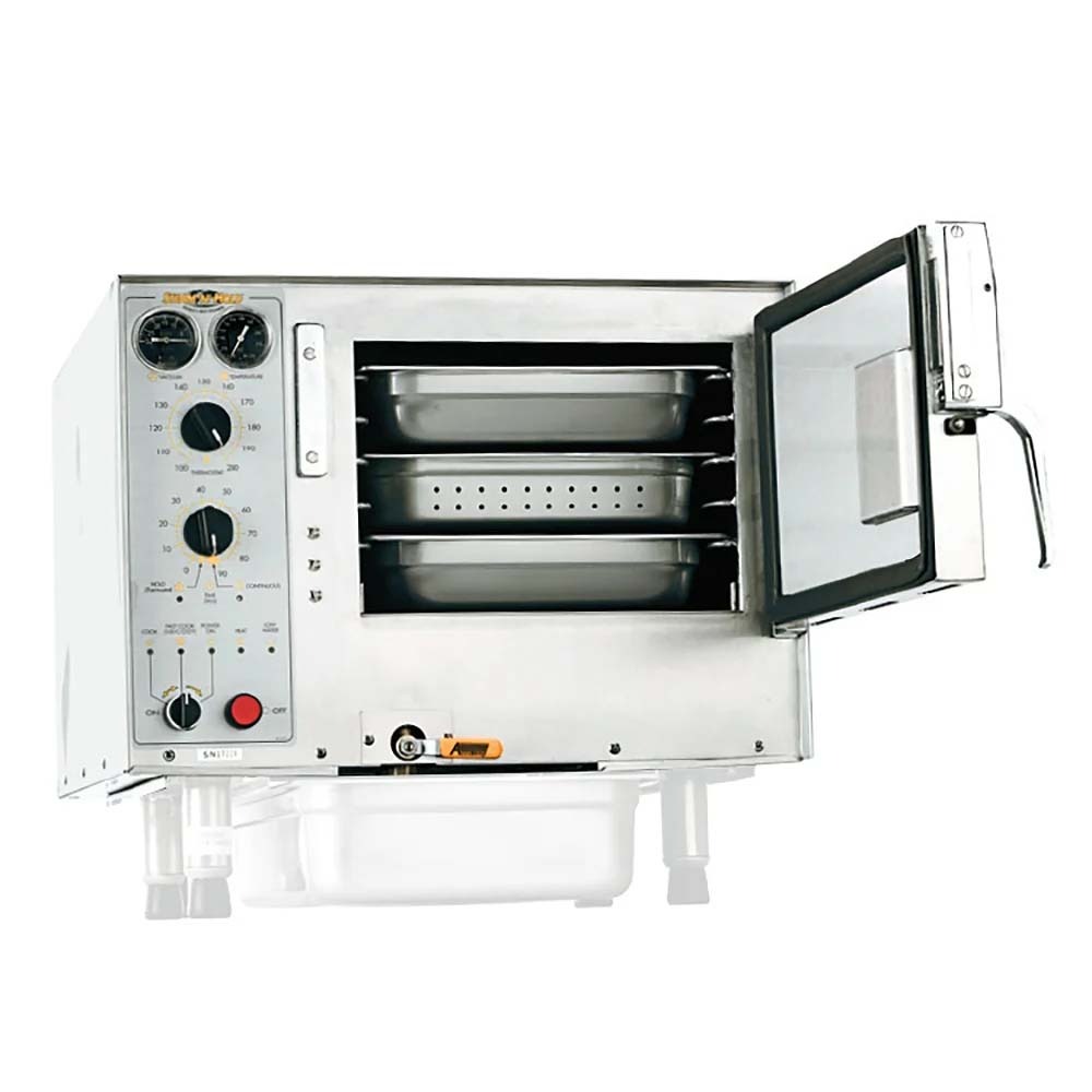 AccuTemp S32401D060 Electric Steam & Hold 3 Pan Countertop Convection Streamer, 240v