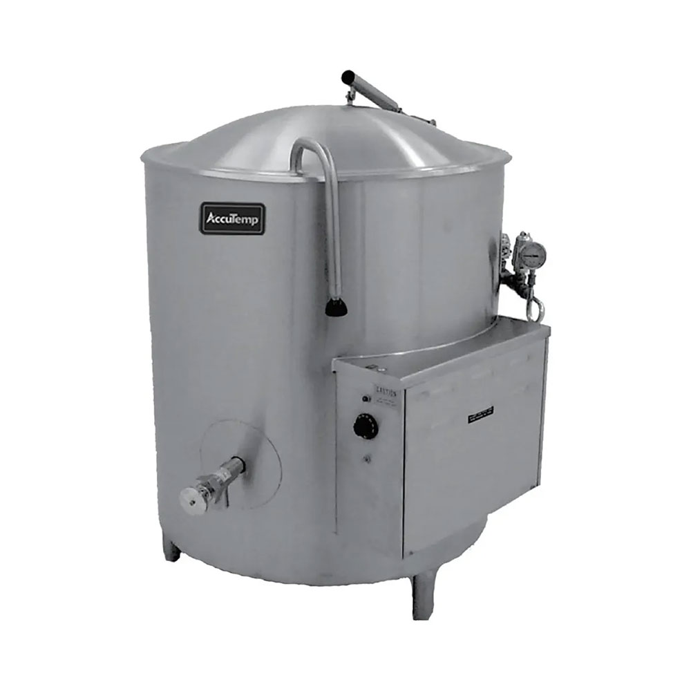AccuTemp ALLEC-20 Electric 20 Gallon Floor Stationary 2/3 Jacketed Kettle