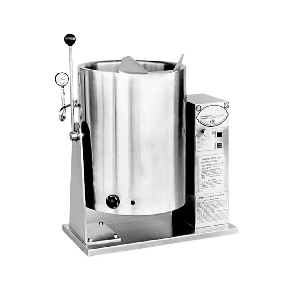 AccuTemp ALTEH-10 Electric 10 Gallon Countertop Tilting 2/3 Jacketed Kettle