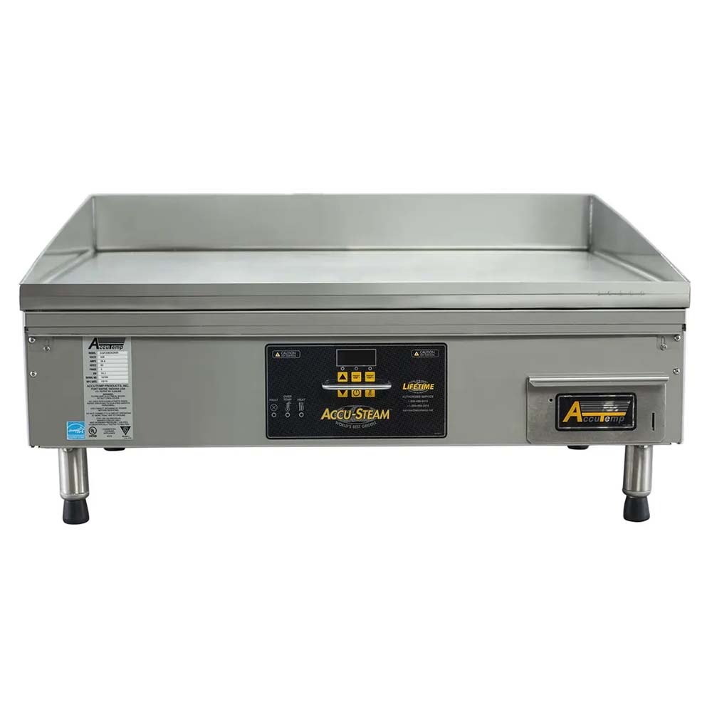 AccuTemp EGF4803B4850-T1 48" Electric Countertop Thermostat Griddle, 480v
