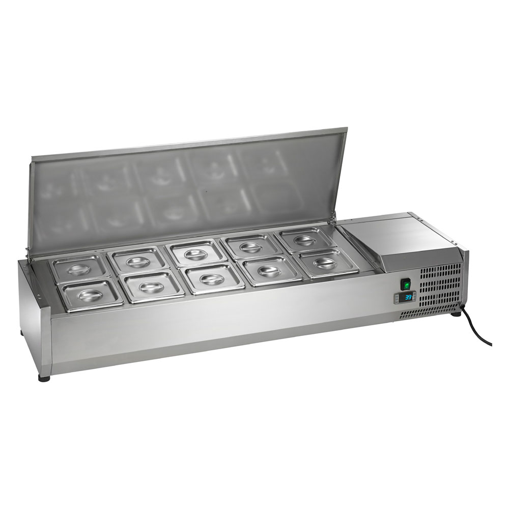 Arctic Air ACP55 55" Tabletop Salad Bar, (10) 1/6 Size Pans