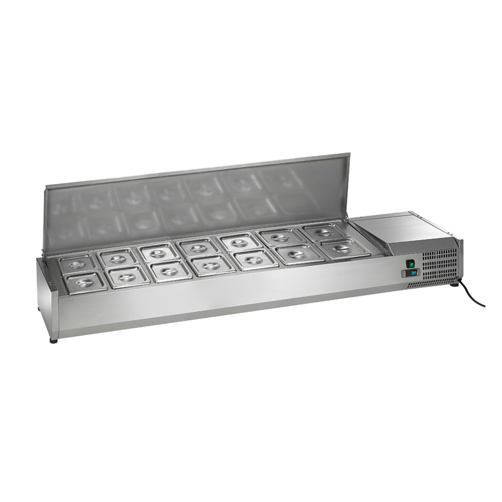 Arctic Air ACP63 63" Tabletop Salad Bar, (14) 1/6 Size Pans