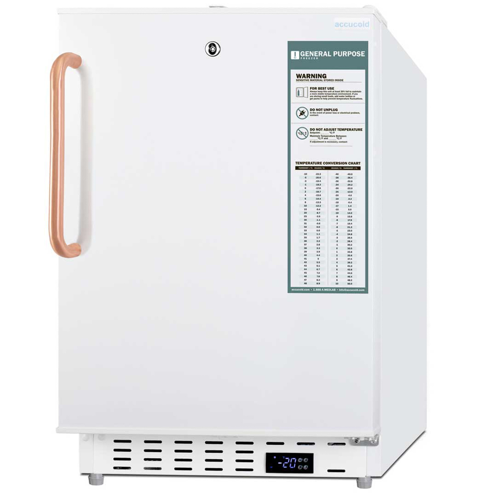 Summit ADA305AFTBC 20" Wide Built-In Vaccine All-Freezer, ADA Compliant