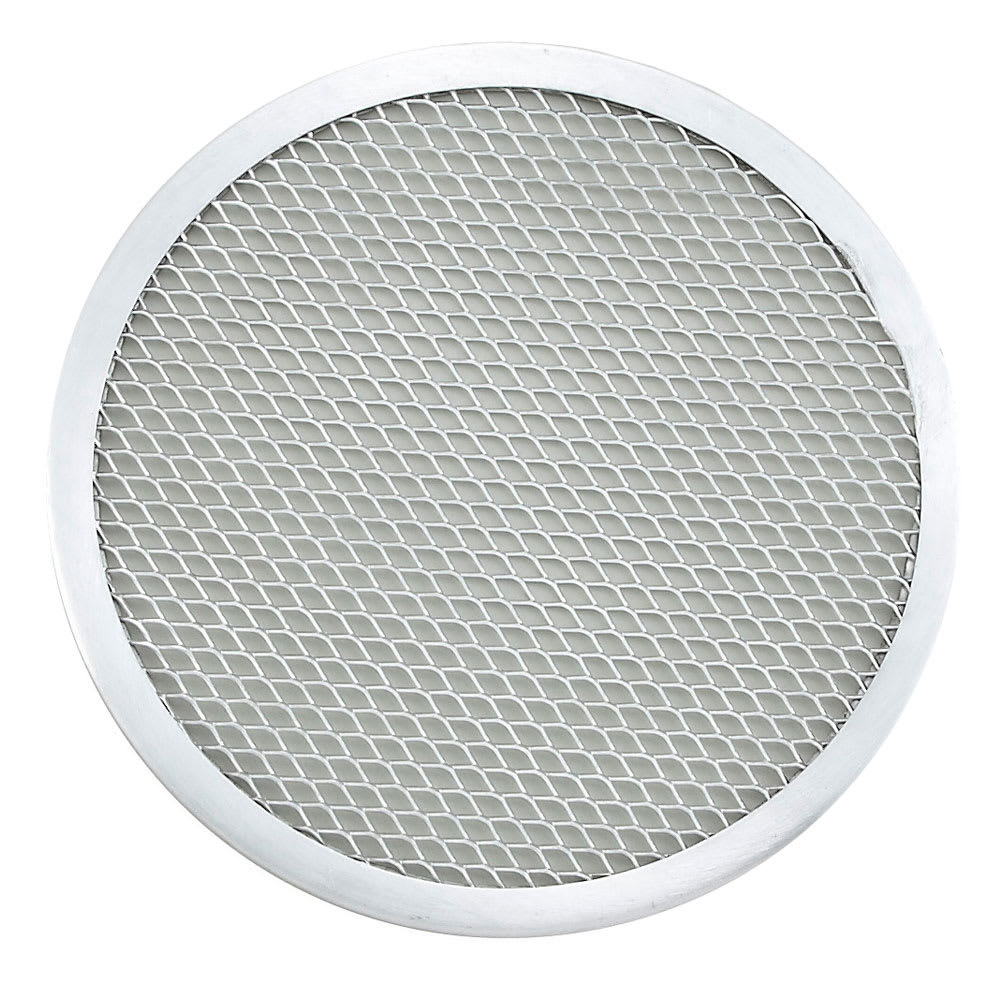 Winco APZS-9 9" Seamless Aluminum Pizza Screen