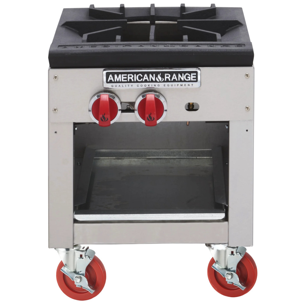 American Range ARSP-18-LP 18" 1 Burner Liquid Propane Stock Pot Range - 90,000 BTU