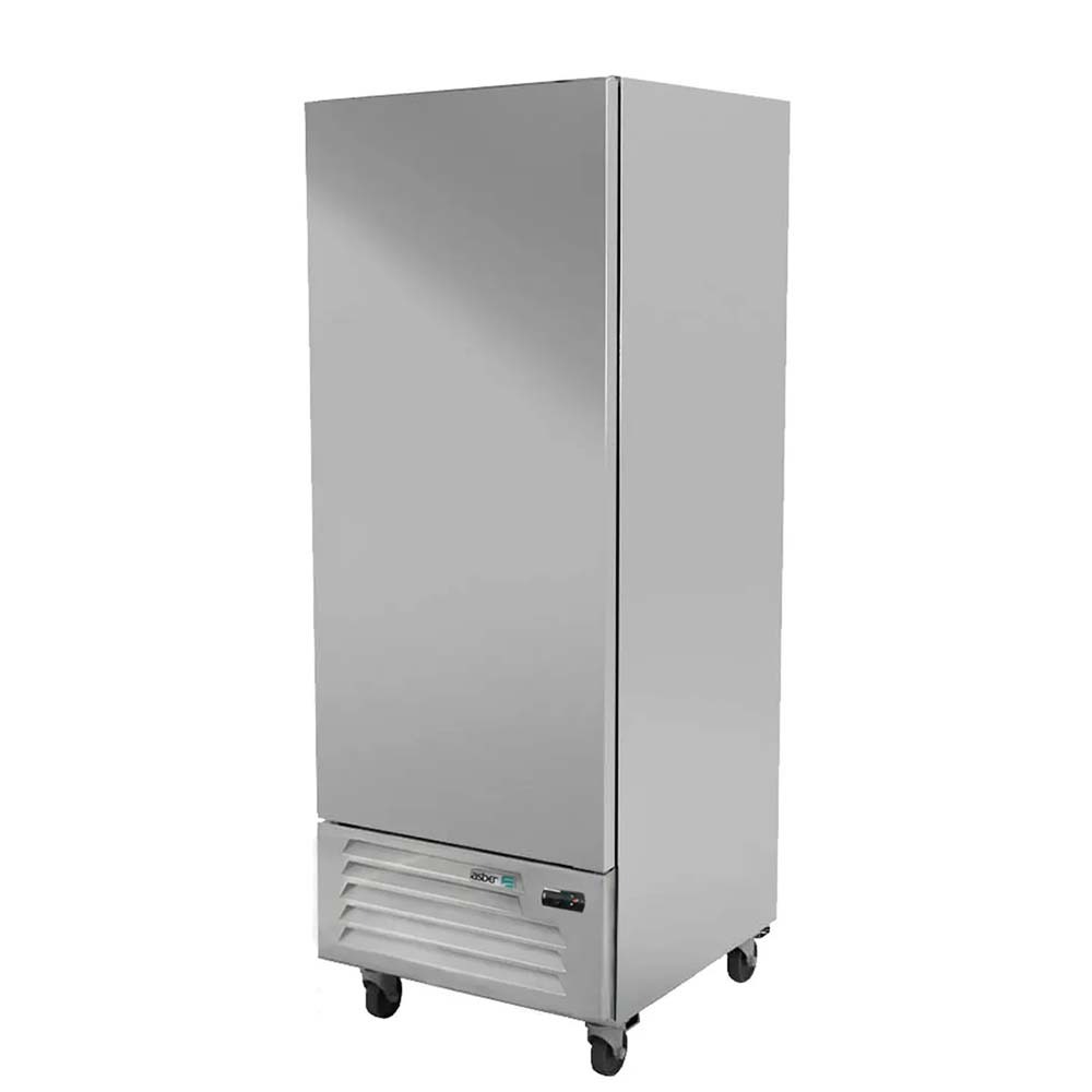 Asber ARF-17 27" Reversible Solid Door Stainless Reach-In Freezer - 17 Cu. Ft.