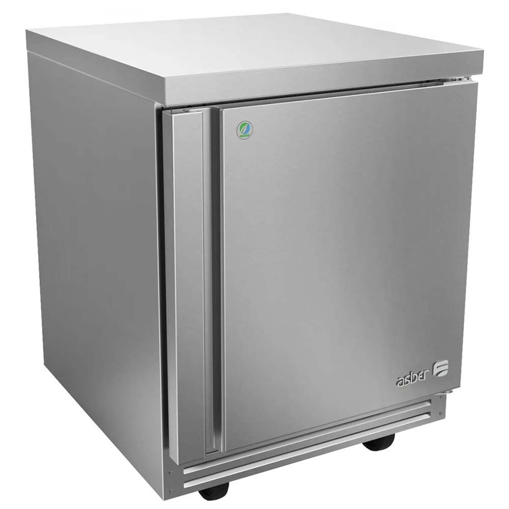 Asber AUTR-27-P 27" Front Breathing Undercounter Refrigerator, 9.5 Cu. Ft.