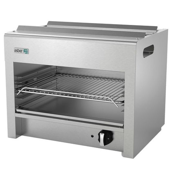 Asber AECM-24-NG 24" Natural Gas Cheese Melter with Infared Burners - 20,000 BTU