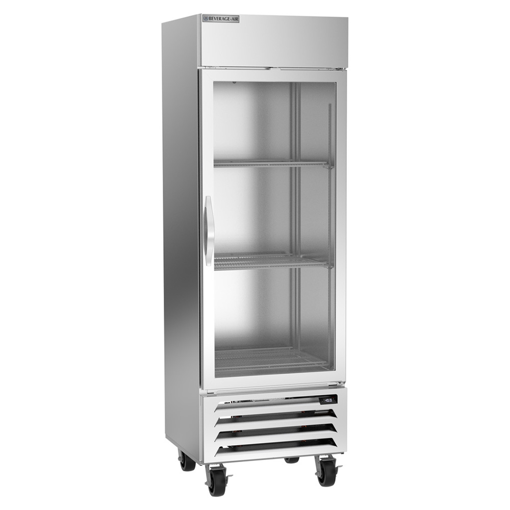 Beverage Air HBF19HC-1-G 27.25" Horizon Bottom Mount Glass Door Reach-In Freezer