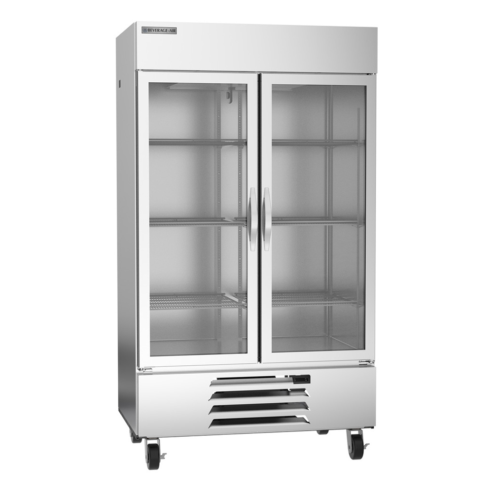 Beverage Air HBF44HC-1-G 47" Horizon Bottom Mount Glass Door Reach-In Freezer