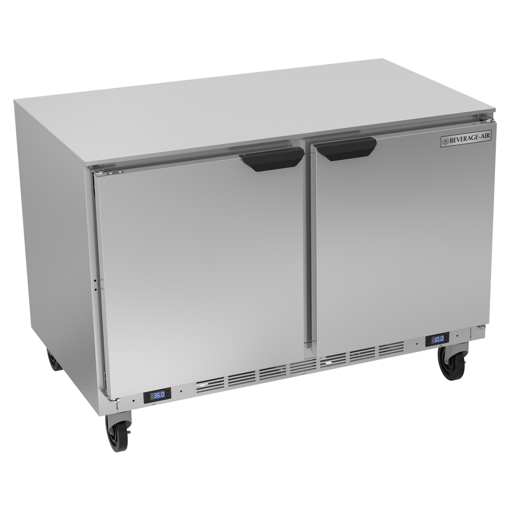 Beverage Air UCRF48AHC 48" Undercounter Dual-Temp Refrigerator and Freezer, 10.62 cu. Ft.
