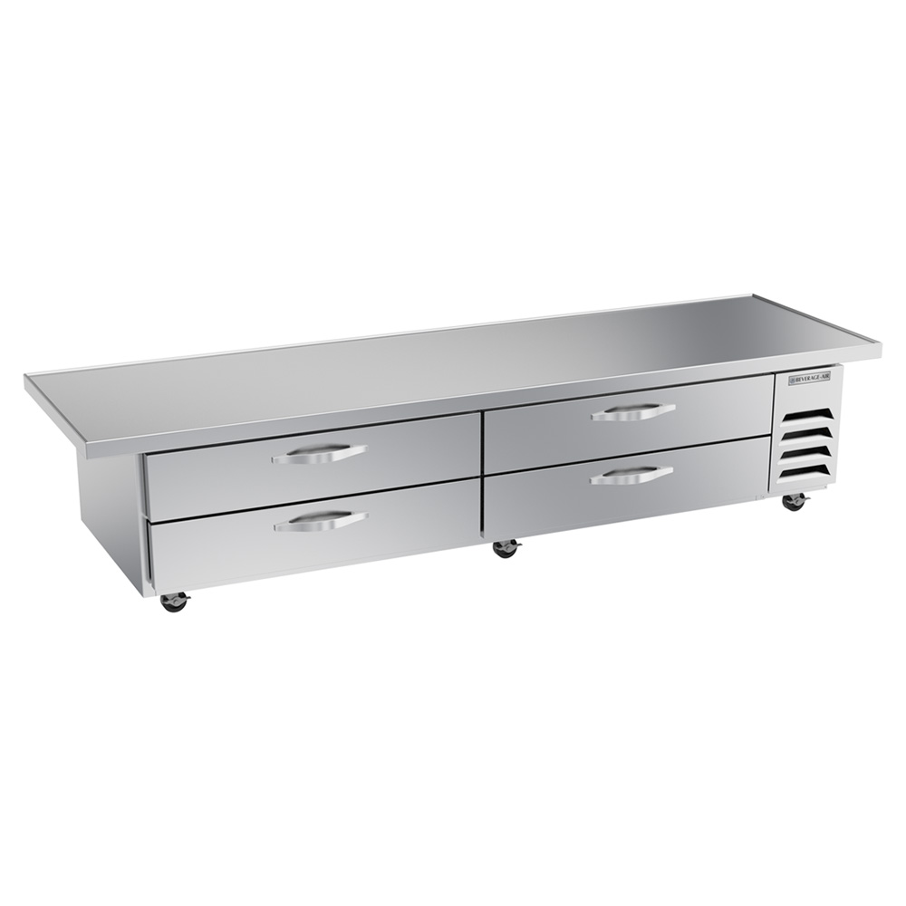 Beverage Air WTFCS96HC-108 108" Four Drawers Chef Base Freezer, 20.42 cu. ft.